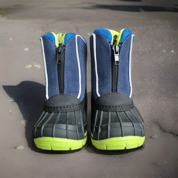 Arctic Shield Boys Waterproof Insulated Blue Warm Winter Snow Boot Youth Size 6 - Picture 2 of 7